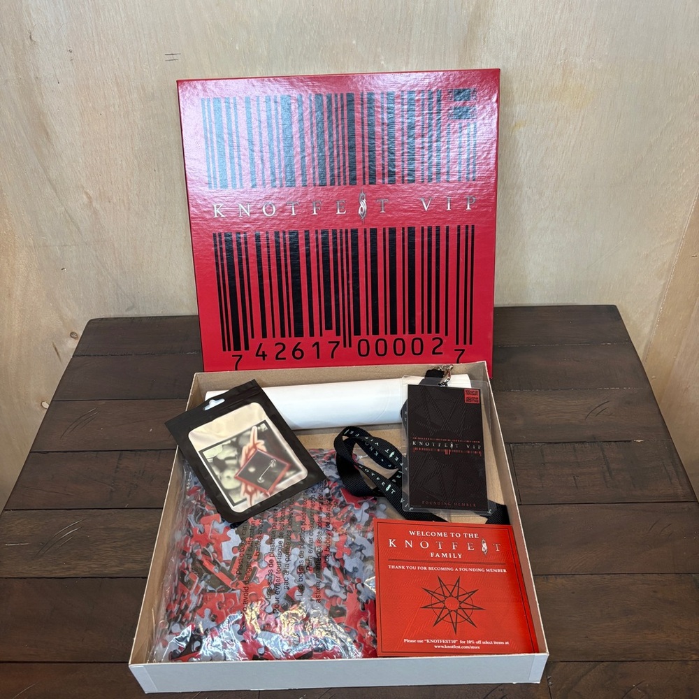Slipknot‎ Knotfest VIP Founding Member Package Unopened - Selling as a set